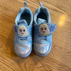 Light up Frozen Elsa toddler shoes size 12